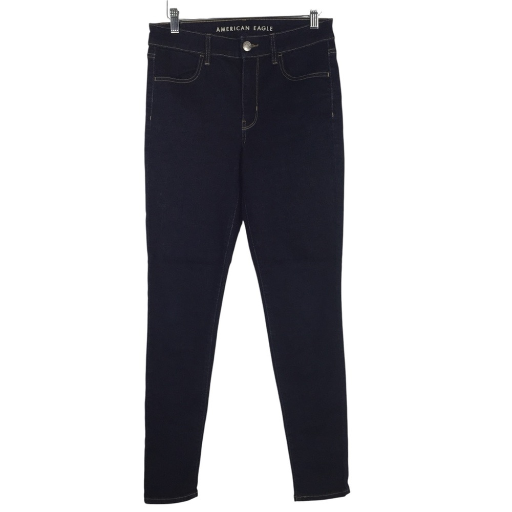 American Eagle Hi-rise Jegging Dark Wash Size 8